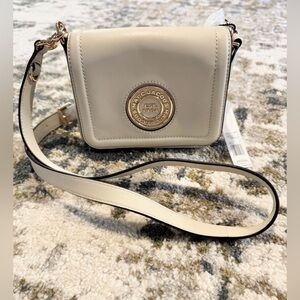 Marc Jacobs Marshmallow Crossbody Bag with Gold Accents